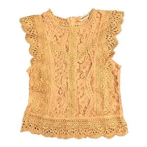 Cream-Colored Vintage Lacey Blouse